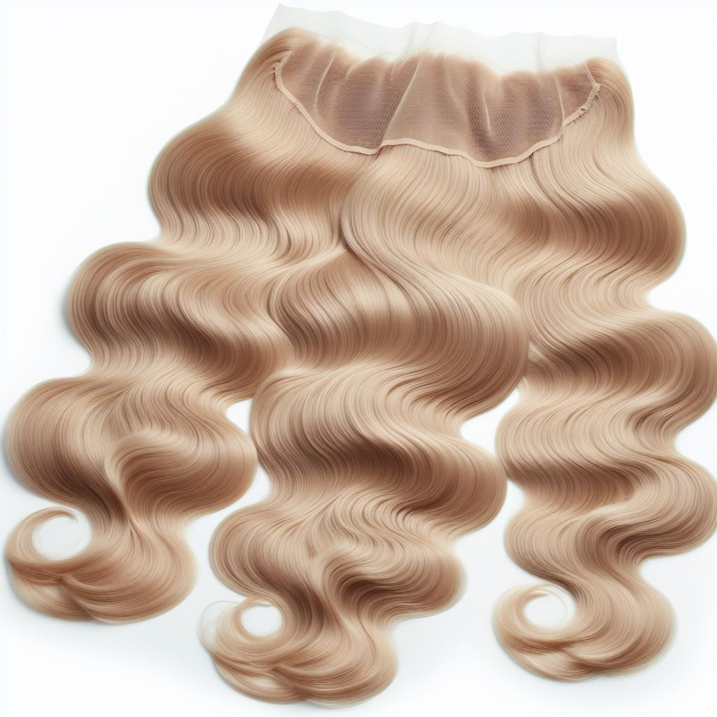 13x4 Human Hair Lace Frontal Body Wave Blonde 613 Color