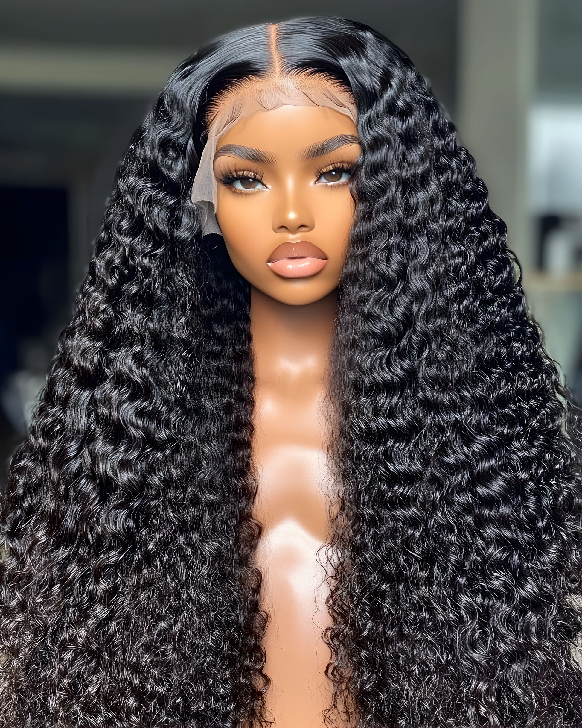 Water Wave Human Hair Wig
