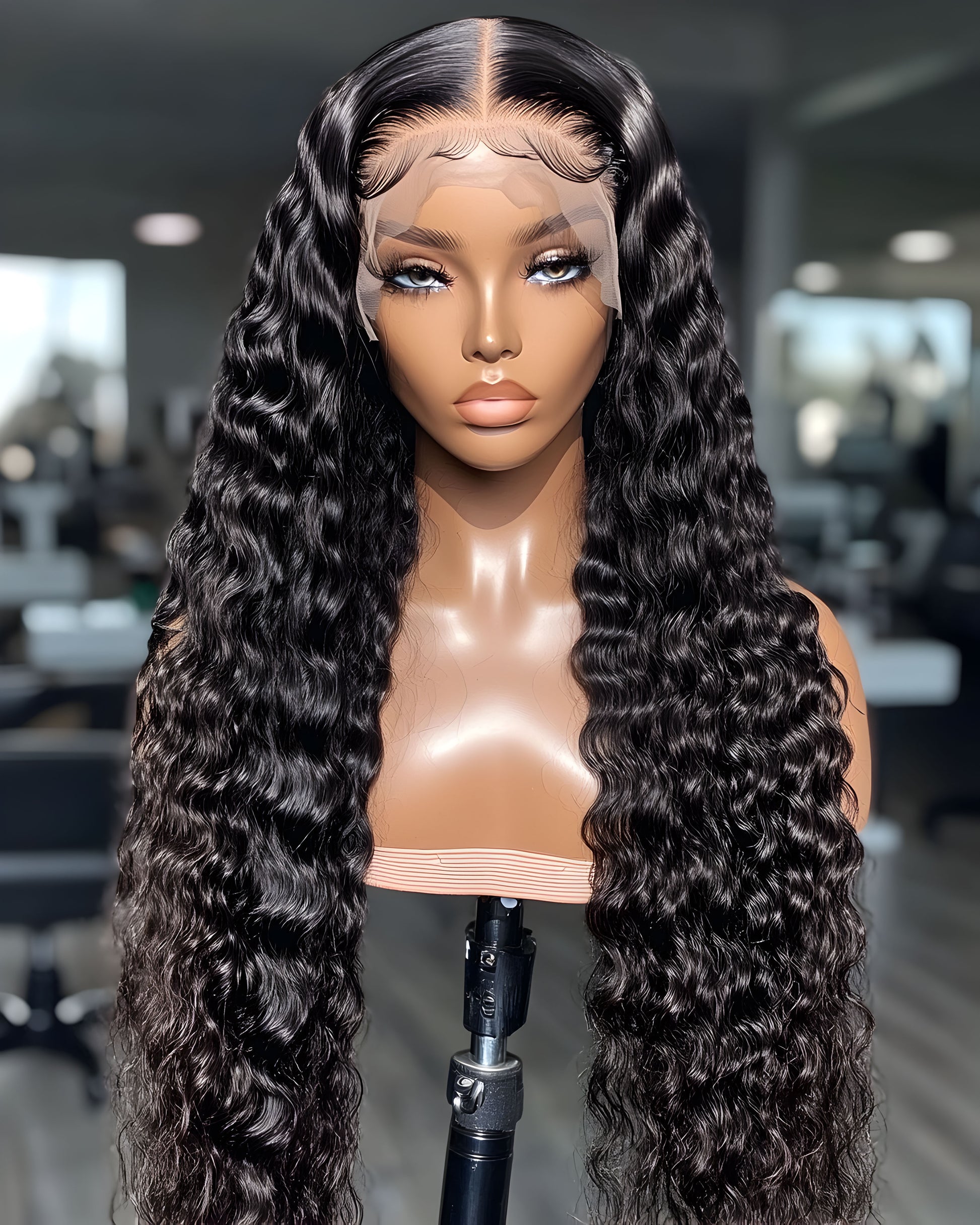 Water Wave Human Hair Wig