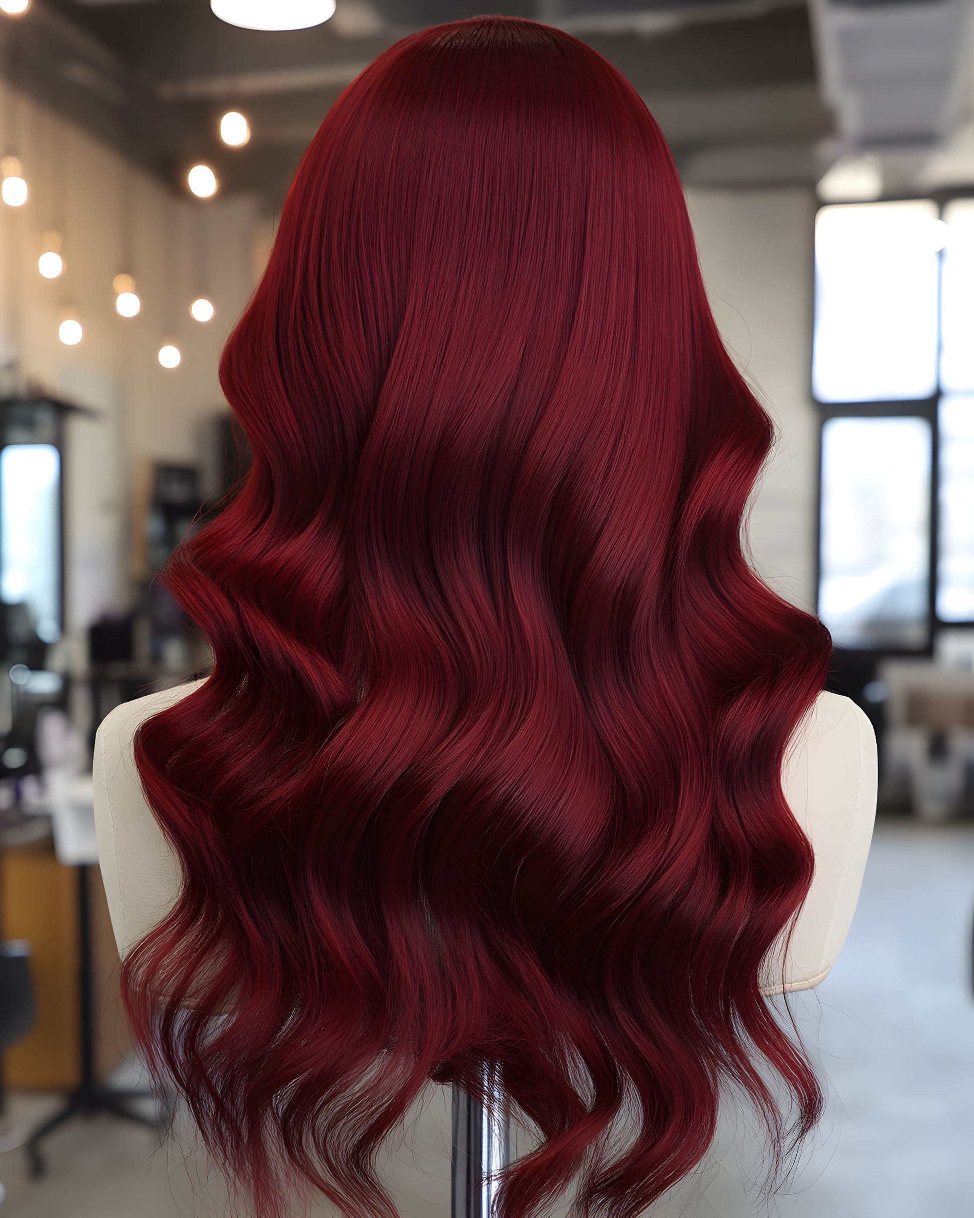 13x4 Straight Human Hair Wig 99J Color