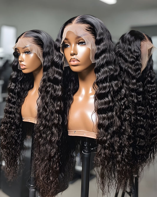 13X6 DEEP WAVE HUMAN HAIR WIG