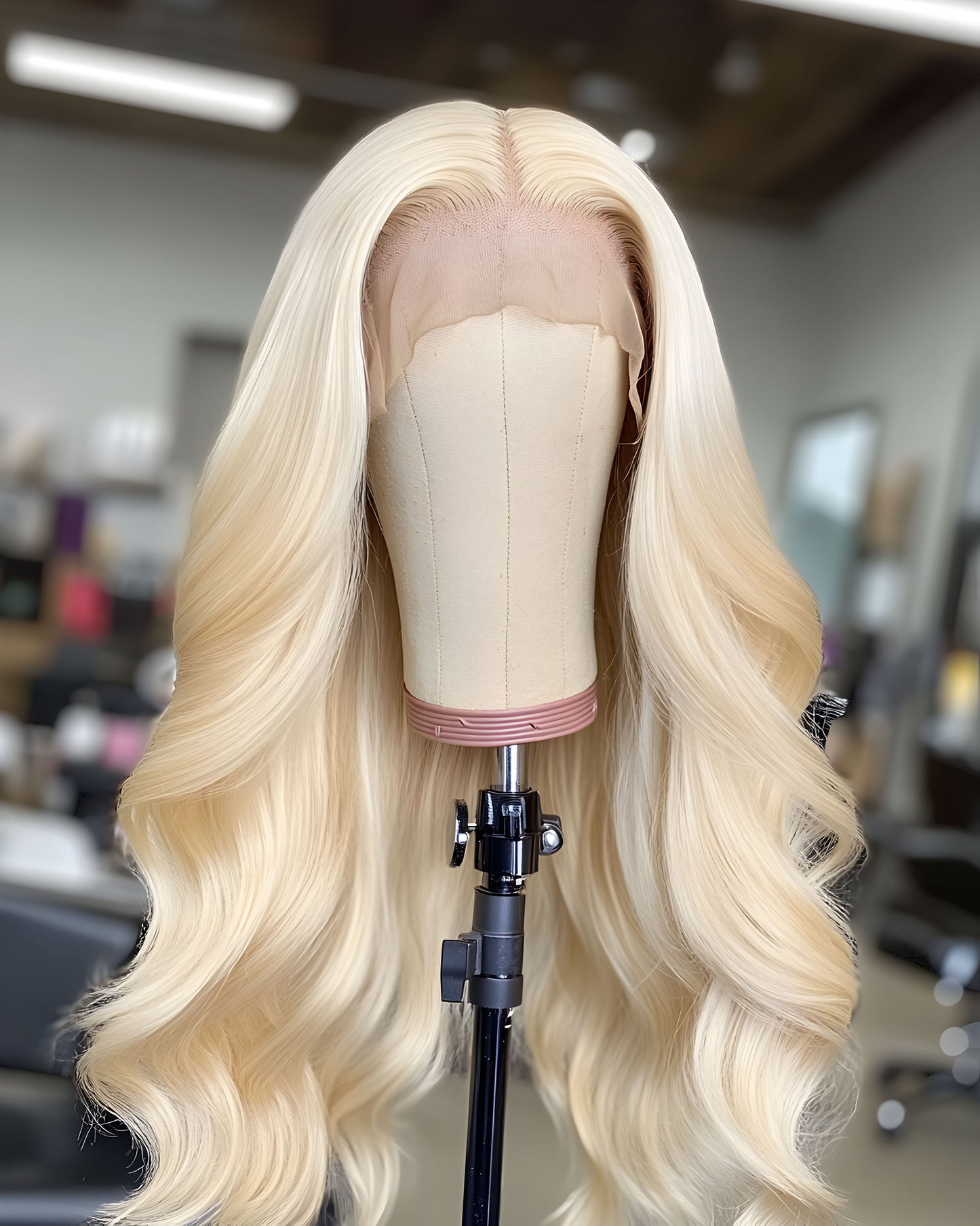 13X4 HUMAN HAIR WIG Blonde 613 Color hd lace