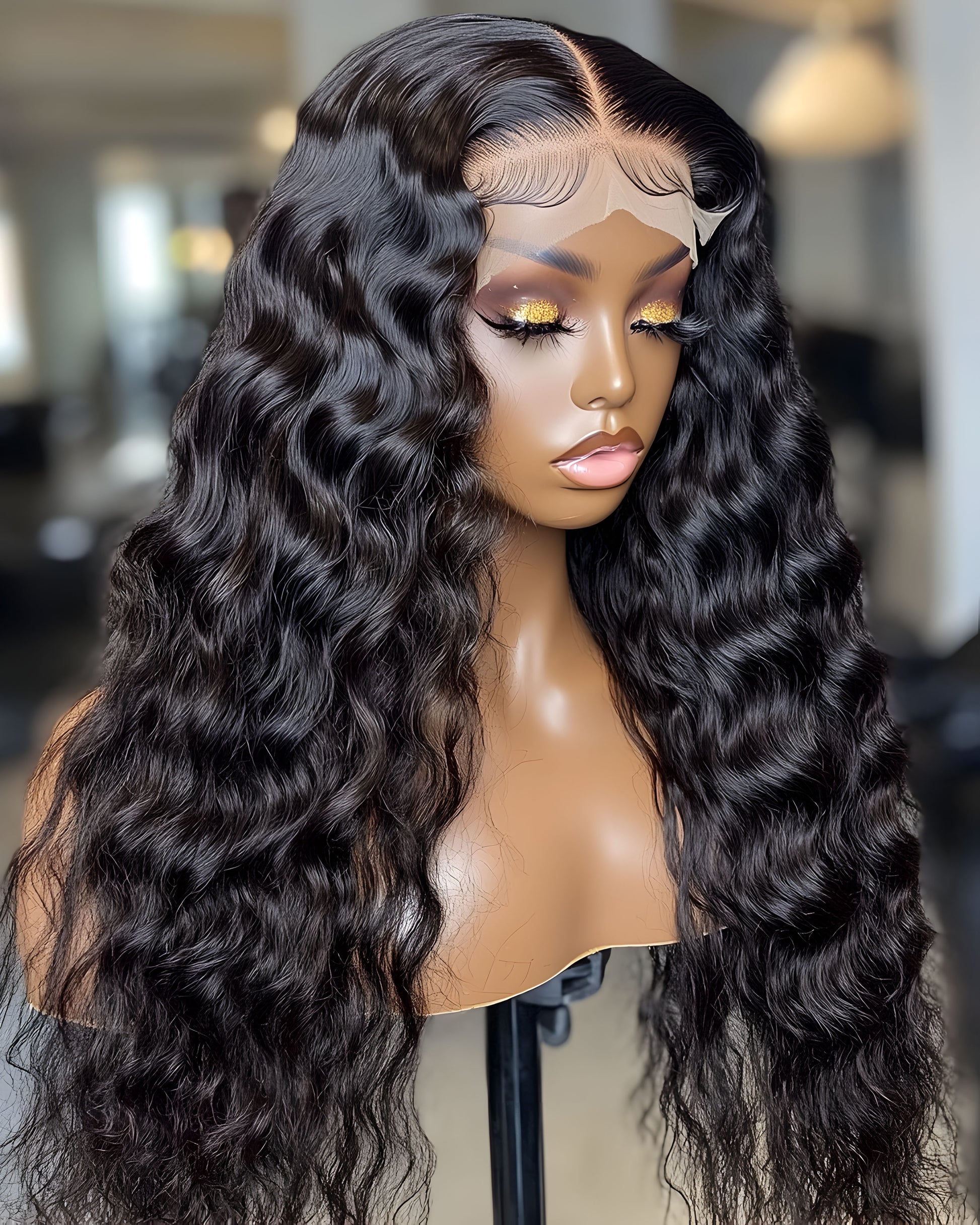 13X6 DEEP WAVE HUMAN HAIR WIG