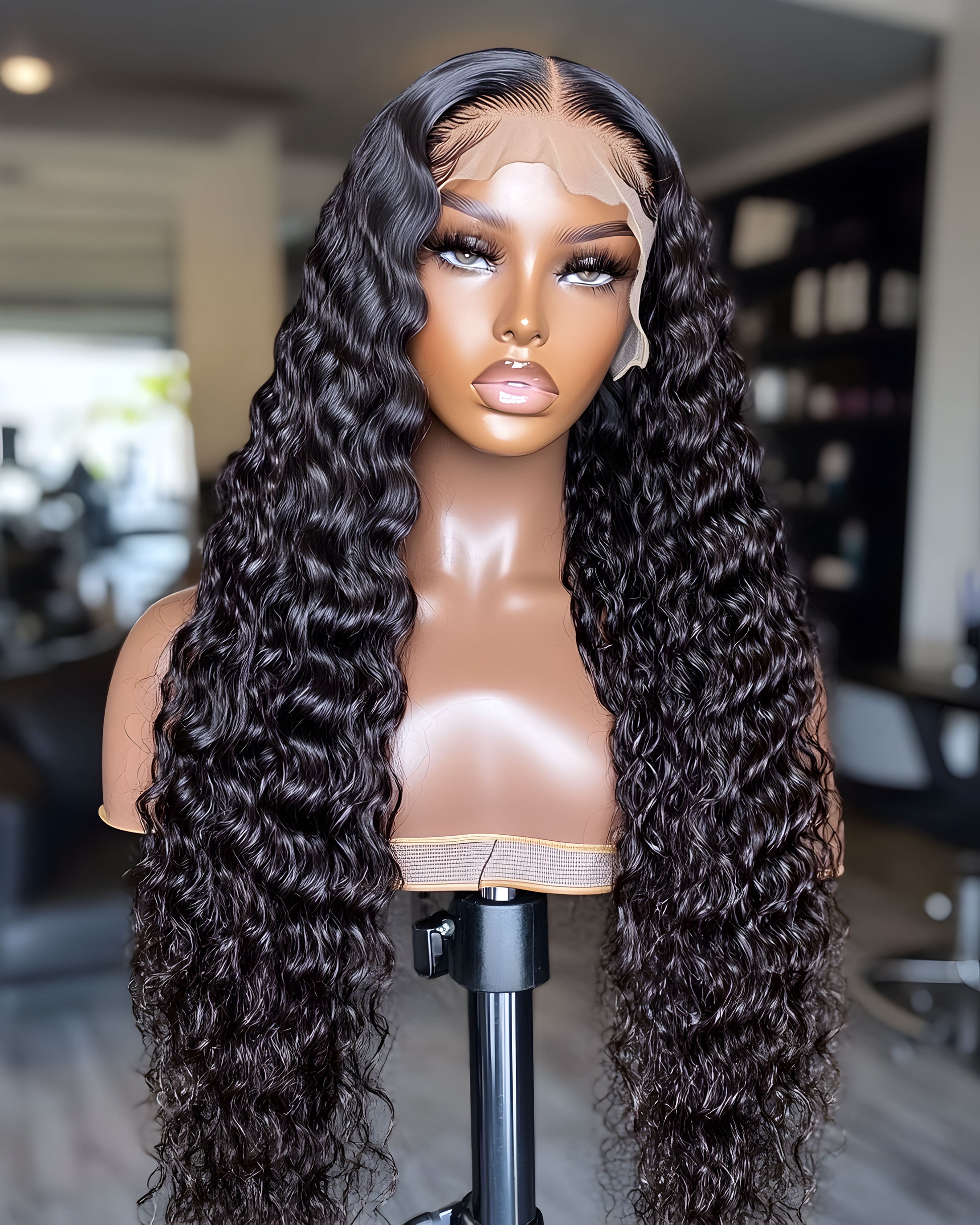 Water Wave Human Hair Wig