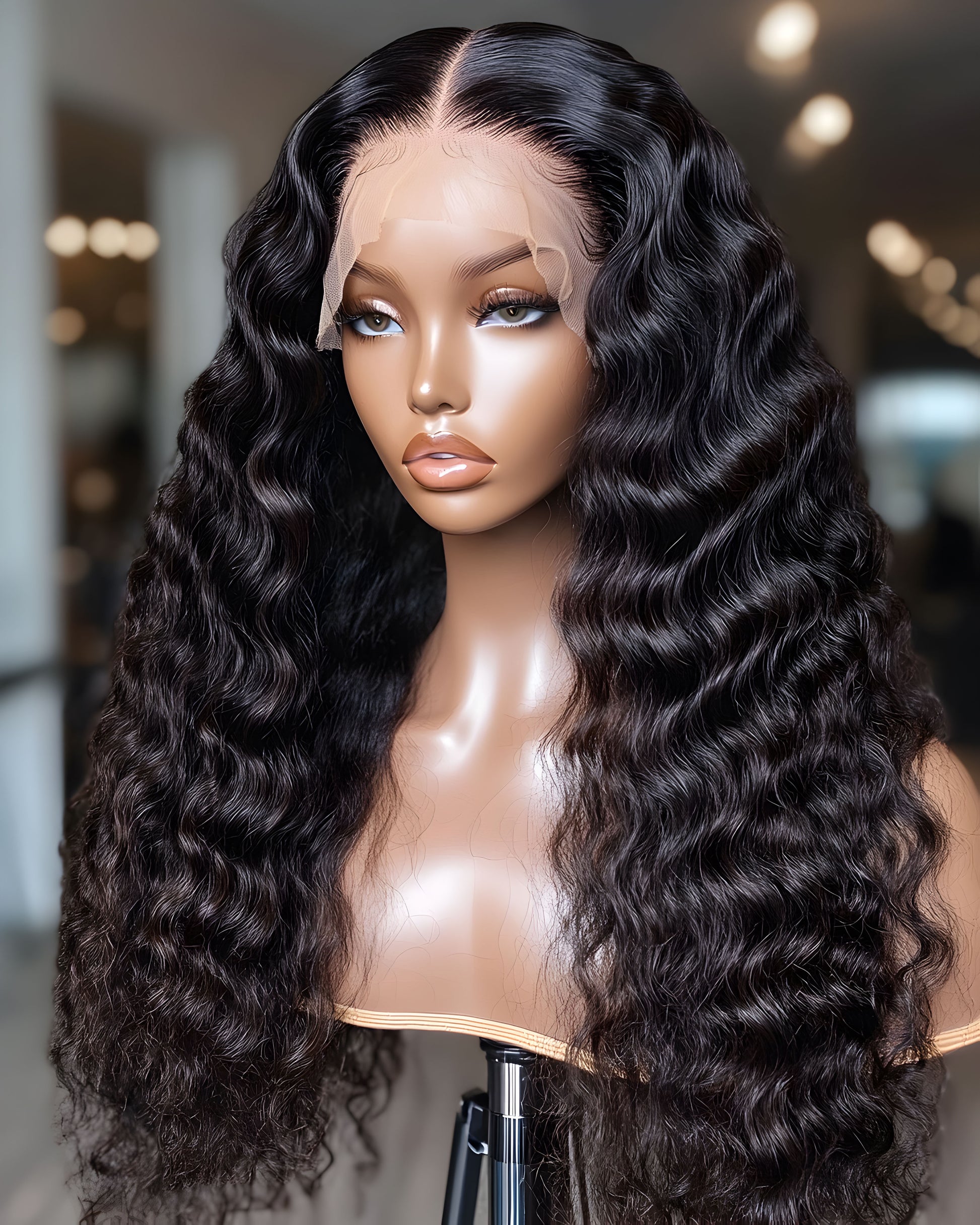 13X6 HD Lace DEEP WAVE HUMAN HAIR WIG