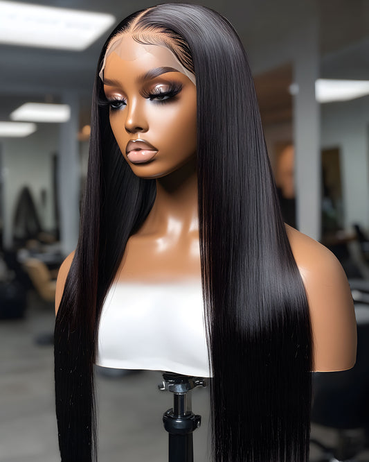 13X4 STRAIGHT HUMAN HAIR WIG