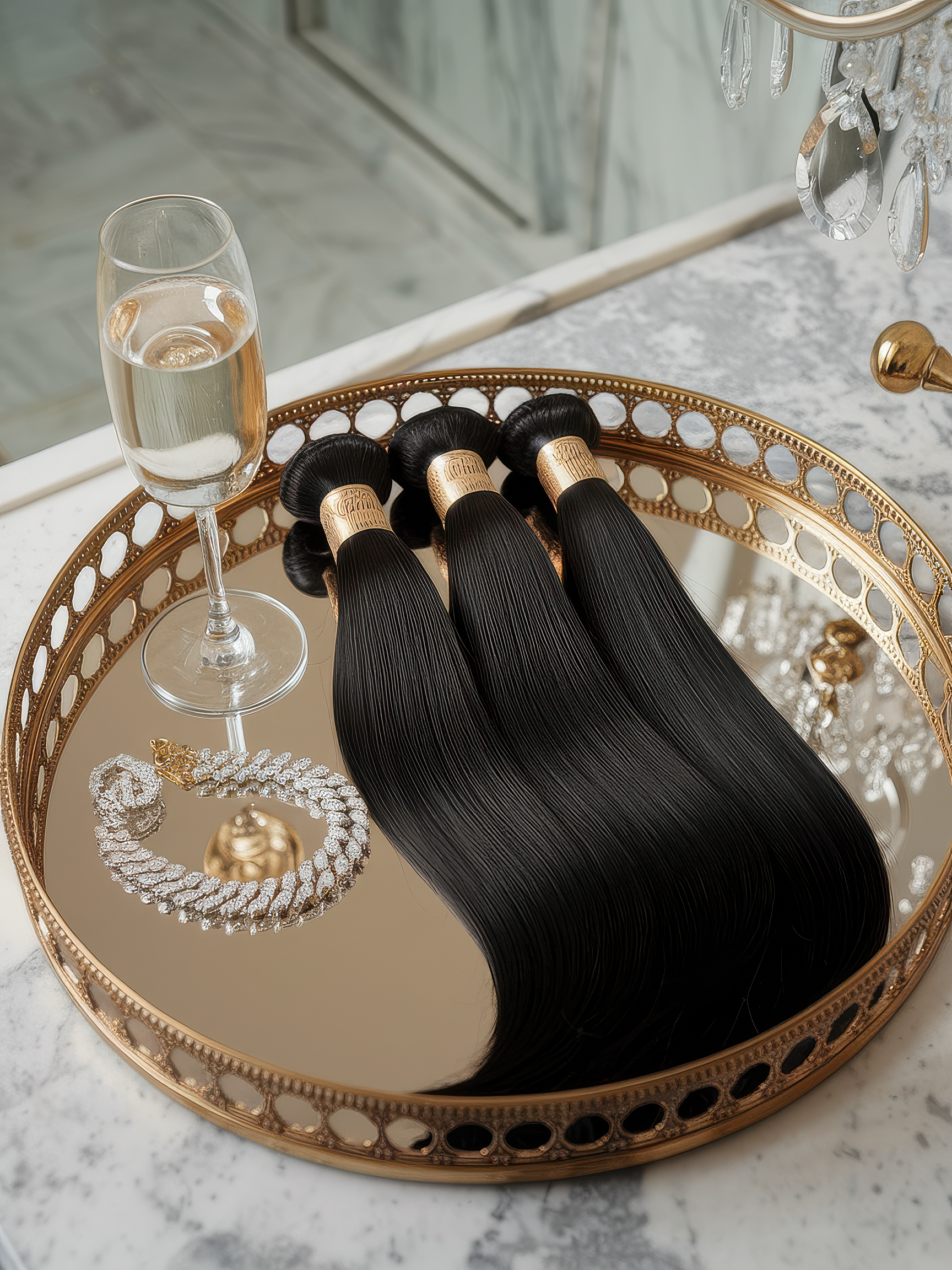 Straight Human Hair Bundles
