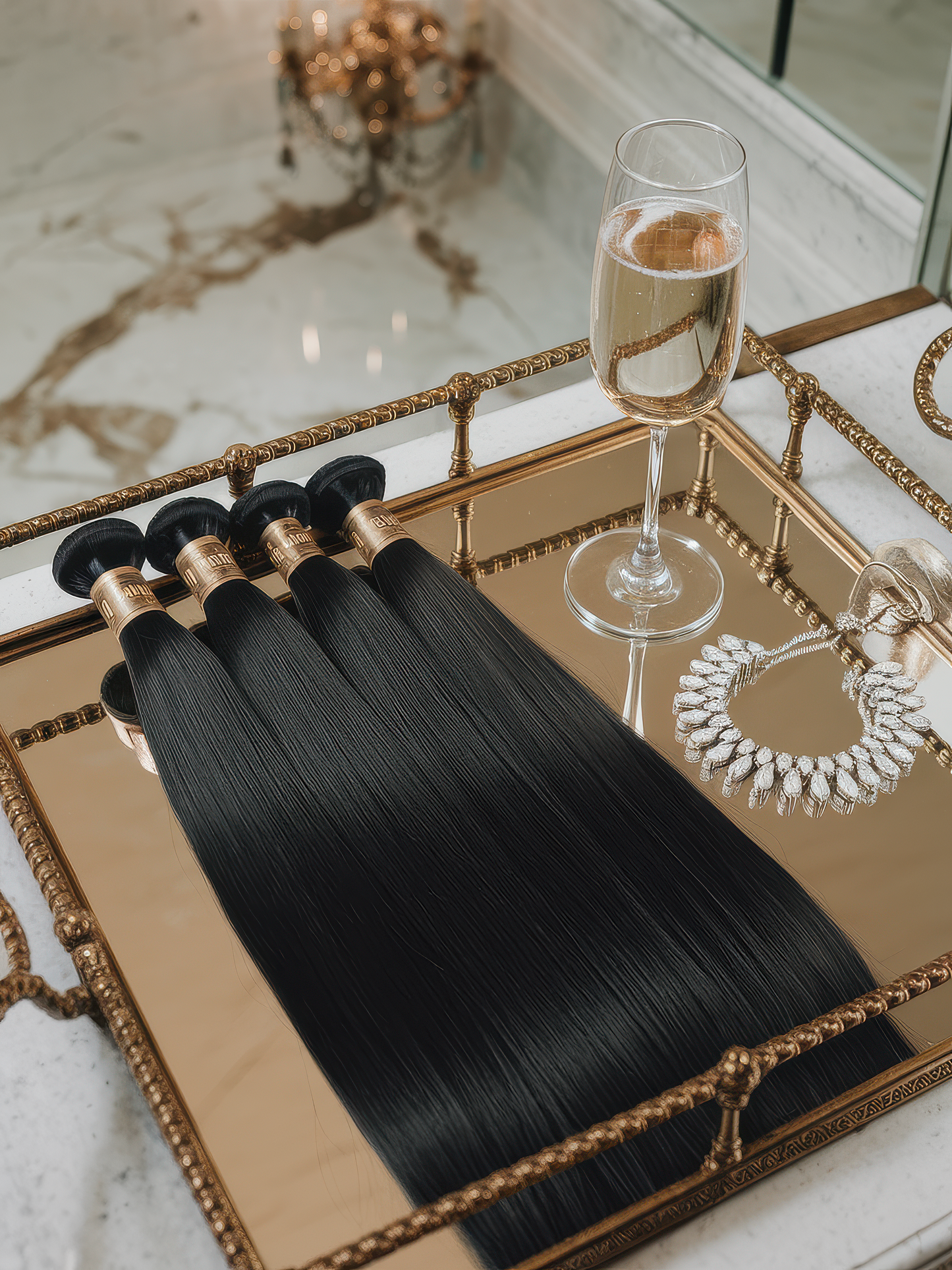 Straight Human Hair Bundles