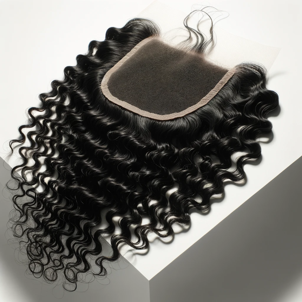 Human Hair Lace closure deep wave