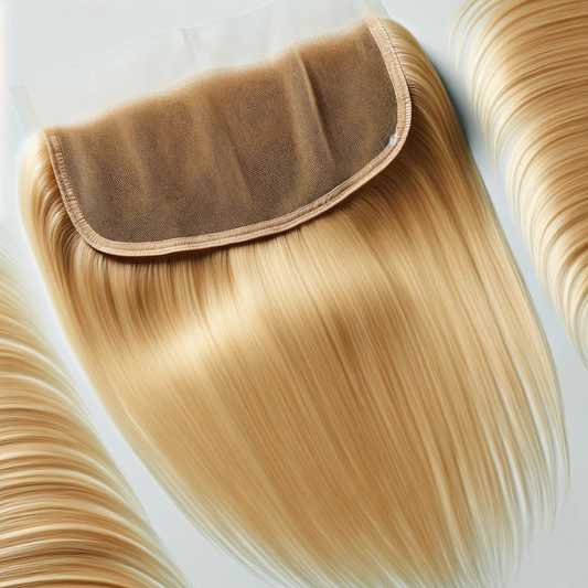 13x6 Human Hair Lace Frontal Straight Blonde 613 Color