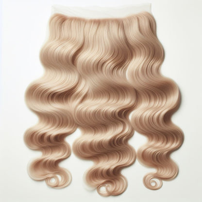 5x5 Human Hair Lace Closure Body Wave Blonde 613 Color